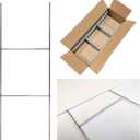 Yard Sign Stakes, 24 inch Standard Size H Stakes, American Made, Overlap Weld for Maximum Strength, Galvanized Steel (25)