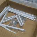 REALINN Under Sink Organizer, Height Adjustable Under Sink Organizers and Storage, 2 Tier Pull Out Drawer Cabinet Storage for Kitchen Bathroom, 2 Pack, White