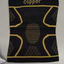 Copper Knee Braces for Men and Women (2 pack) -Knee Supports Copper Compression Knee Sleeve for Knee Pain, Arthritis, Sports and Recovery Support (Large)