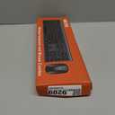 Wireless Keyboard and Mouse Combo, Full Size Keyboard and Mouse, Long Battery Life, Optical Mouse, 2.4G LagFree Cordless Mice Keyboard Set Ultra Slim Design for Computer, Laptop, PC, Mac, Windows