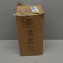 Goozii White Toilet Paper Holder Stand with Shelf, Free Standing Bathroom Tissue Holder for Large Mega Rolls, Metal Floor Toilet Paper Roll Holder with Wipes Storage and Phone Tray (White)