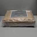 Powdion Velvet Quilt Queen, Oversized Bedspread Quilted Bedding Set, Luxurious Soft Coverlet Set Lightweight Velvet Comforter with 2 Pillow Shams,Brwon, 90x96 Cross Stitch Striped Quilt Queen (Brown)