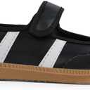 Sneakers for Women Comfortable Business Casual Tennis Shoes Lightweight Slip on Footwear Women's Fashion Retro Sneakers (9, Black)