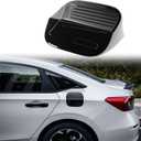 Thenice for 11th Gen Civic Gas Cap Sticker Fuel Filler Tank Door Cover for Honda Civic 2022 2023 2024 2025 - Glossy Black
