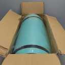 BalanceFrom Yoga Mat 1-Inch Extra Thick High-Density Exercise Mat with Non-Slip Surface & Carry Strap for Men & Women Tear-Resistant Pilates Workout Mat for Home Gym, Floor Fitness, Multiple Colors (Aqua)