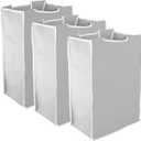 3 Pcs Laundry Sorter Replacement Bags Hamper Cart Removable Replacement Laundry Storage Organizer Bag Hamper Liner, 14.9 x 9 x 21.7 Inch (Light Gray)