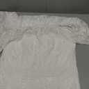 LALAGEN Women's Floral Lace Long Sleeve Off Shoulder Wedding Mermaid Dress (Large, White1)