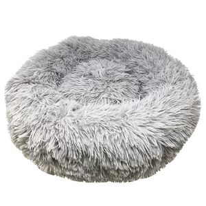 Pet Life ® 'Nestler' High-Grade Plush and Soft Rounded Dog Bed, Grey, Large