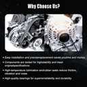 Alternator Compatible with Cruze L4 1.8L 2011-2016, Alternator replacement for 11560N, 11560, 13573791, 13577411, 13588298, 23247389, 95939943, 201115062818, 210513200805