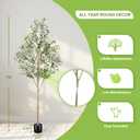 FEELEAD 7FT Olive Trees Artificial Indoor – Faux Tree 7 Feet for Home Decor