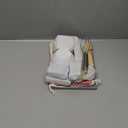 PairPear Gingerbread House Baking Playset – 29 Piece Wooden Christmas Cookie Baking Kit, 3D Toy Cookie Play Food & Pretend Kitchen Accessories, Educational Play Baking Toys Gift for Kids 3+