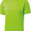 Opna Men's Big & Tall Short Sleeve Moisture Wicking Athletic T-Shirts Regular Sizes & XLT's (Green, XL)