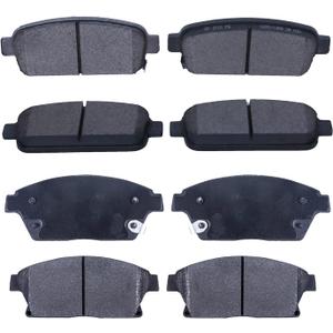 Replacement For Front & Rear Ceramic Disc Brake Pad Buick Encore Verano Chevrolet Trax Volt D1467 D1468