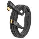 USB C Cable 10ft,Long Braided USB c to USB c Cable 3.2 ,90 Degree Plug Type C Right Angle Fast Charging Cord，240W Charging Cable, 20 Gbps Data Cable，4K60Hz Video Compatible with Thunderbolt 3/4