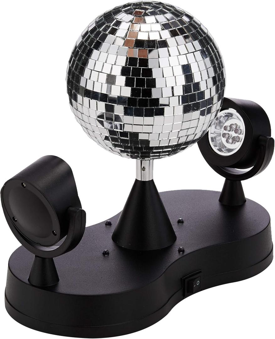 MK 10.8IN SPINNING DISCO PARTY LIGHT