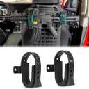 Gun Racks Mount for MOLLE Panels Adjustable Buckle Rubber Strap Fit Rifles, Bows, Long Tools Store Away