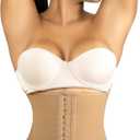 Lipo Express Colombian Waist Trainer Cinturilla Moldeadora Fajas For Women Corset Cincher Colombianas (Medium, Black)