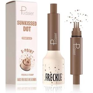 Freckle Stamp, Waterproof Faux Freckle Pen, Natural-Looking Lifelike Freckle Makeup