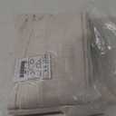 NICETOWN Natural Linen Doorway Curtains 80 inches Long, Grommet Thick Linen Weave Semi Sheer Window Treatments Privacy Assured with Light Filtering for Bedroom/Side Door, W34 x L80