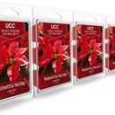 UCC Christmas Wax Melts, Premium Plant Based Natural Soy Scented Melts Cubes, Wax Melts Tarts, Colored Wax Melt Gift - 4 Pack