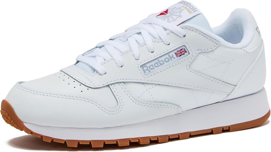 Reebok Classic Leather Girls and Boys Shoes for Kids, Toddler, Little Kid or Big Kid Sneakers, Girl or Boy Tennis Shoes (White/Gum), Size 11