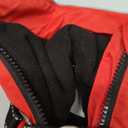 Dog Winter Coat with Harness Built-in | Waterproof Dog Jacket with Zipper & Fleece Lining | Reflective Cold Weather Coat for Small Medium Large Dogs (Red)