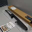 KAIRAY 80994 Front Left Driver Side Armrest, Door Panel Compatible with Chevy Silverado Avalanche Tahoe Suburban GMC Sierra Yukon 2010-2014, Door Release Handle Above Armrest 27 IN, Black GM# 84127280