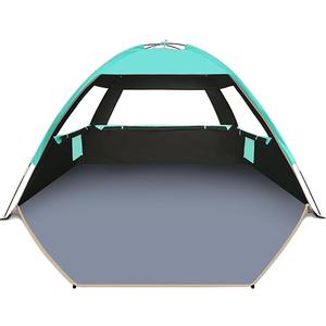 Gorich Beach Tent Sun Shelter for 3/4-5/6-7/8-10 Person with UPF 50 UV Protection, Lightweight & Easy Setup Beach Shade Canopy, Portable Beach Shade Tent Beach Cabana 