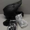 Adult ATV Dirt Bike Helmet with Goggles Gloves & Mask Quick Release Buckle Adjustable Sun Visor Motorcycle Adult Helmet Off-Road Motocross Downhill Moped MX for Unisex-Adult (Large, Matte Black)