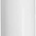 iDesign Una BPA-Free Plastic Toilet Bowl Brush and Holder Set - 3" x 3" x 16.3", White