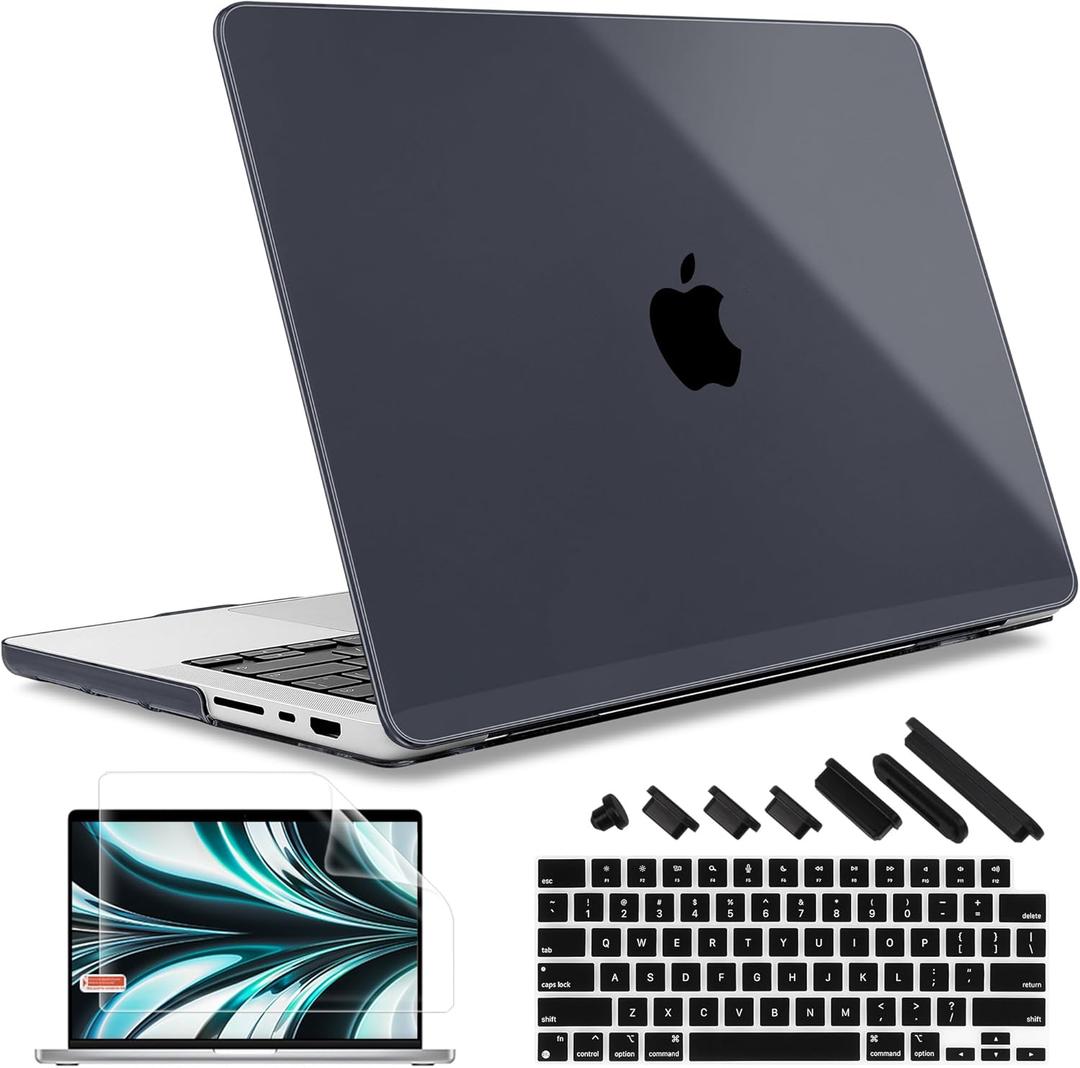 May Chen Compatible with M4 MacBook Pro 16 inch A3403 Max A3186, M3 A2991 M2 A2780 M1 A2485 Pro Max 2024-2021 Release,Plastic Hard Shell Case with Keyboard Cover & Screen Protector, BA