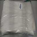 Ivory Long Shower Curtain: 78 Inch Long Beige Cream Waffle Weave Heavy Duty Fabric Shower Curtains for Bathroom - 256 GSM Water Repellent Washable Thick Polyester Cloth Bath Curtain - 72x78