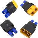 2Pairs ShareGoo RC EC2 to XT60 Plug Male Female Adapter Connector for RC FPV Drone Car Lipo NiMH Battery Charger ESC