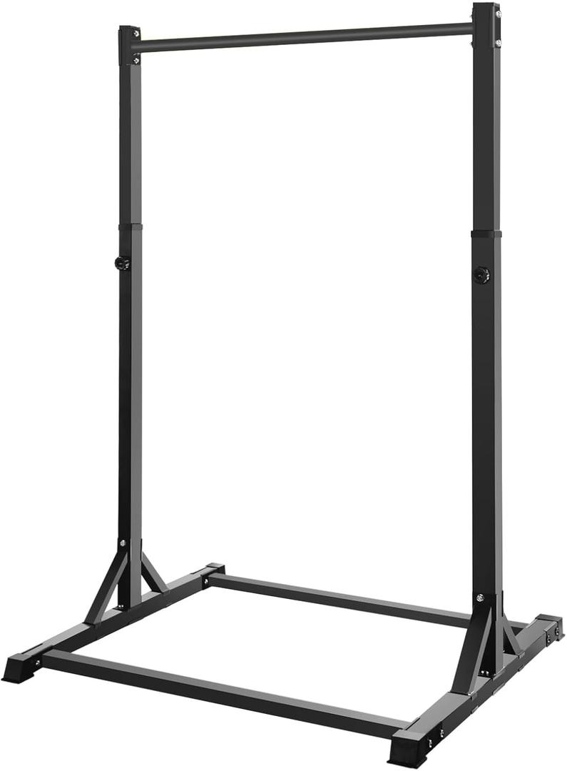 Pull Up Station, Bongkim Power Tower Portable Pullup Bar Station, Pull Up Bar for Home Gym, Pull Up Tower Station 330LBS (Black)