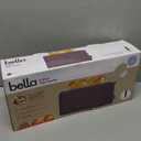 bella 2 Slice Slim Toaster, Fits-anywhere Kitchenware, 6 Setting Shade Control with Reheat & Cancel Buttons, Fits sourdough, 10 Long Slot, Anti Jam & Auto Shutoff, 900 Watt, Plum
