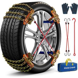 Snow Tire Chains for Car SUV Pickup Trucks