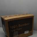 100% Bamboo 3-Ply Toilet Paper, Unscented, 24 Rolls, FSC Certified, 350 Sheets, 8400 Count, Pack of 24, Plastic-Free