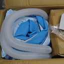 Bestway 57269E Fast Set Up 10ft x 30in Outdoor Round Inflatable Above Ground Swimming Pool Set with 330 GPH Filter Pump, Blue