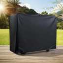 58" Heavy Duty Waterproof Grill Cover for Outdoor Gas & Charcoal Grills, Rip-Resistant Windproof BBQ Grill Cover with Adjustable Straps, UV Protection for Patio Lawn & Garden, 420D