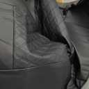 Car Seat Covers Full Set, Breathable and Waterproof Napa Leather Car Seat Cover, Interior Universal Fit for Cars, Sedans, SUVs, Vans, Trucks (Full Seat, Black)