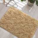 Small Throw Rugs for Bedroom, 2x3 Beige Mini Non-Slip Area Rug, Super Soft Plush Fluffy Carpet Modern Home Decor Aesthetic for Entryway Entrance Nursery Kids Room Dorm Office