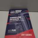 Fit Geno Hinged Knee Brace for Meniscus Tear: Adjustable Support for Knee Pain w/Built-in Side Stabilizers & Removable Metal Hinges for ACL MCL Injury or Surgery Recovery - Men and Women (Plus fits XXL/3XL/4XL, Black)