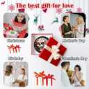 Stained Glass Window Hanging - Halloween Decorations White Skeleton Suncatcher for Doors Garden Indoor Spooky Funny Red Sun Catchers Gothic Decor Horror Gifts for Women Men Friend 6.3 in (Orange and Red)