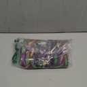 Lunarable Mardi Gras Curtains, Tricolor Feathers in Fat Tuesday Colors, Window Treatments 2 Panel Set for Living Room Bedroom, Pair of - 28" x 63", Purple Multicolor