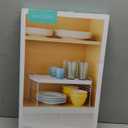 YouCopia Adjustable-Height UpSpace Shelf, Shelf Riser for Vertical Kitchen Cabinet and Pantry Organization, White 