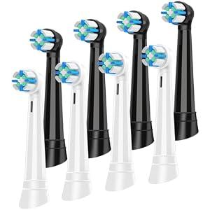 iO Replacement Heads Compatible with Oral B iO, Toothbrush Heads Compatible with iO 2 3 4 5 6 7 8 9 10 Series Electric Toothbrush, Dense Bristles for Powerful Stain Removal