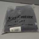 Juicy Couture Women's Short Sleeve V-Neck Athletic T-Shirts Workout, Fitness, Yoga, Pilates, Gym Activewear (Black, S)