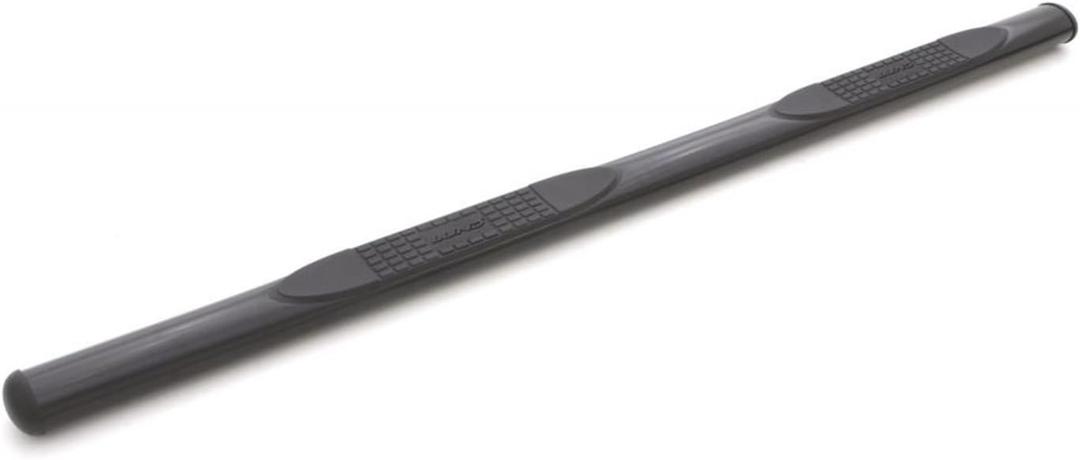 RealTruck Lund 23689173 Black Steel 4" Oval Straight Nerf Bars for 2019 Silverado 1500 Double Cab, Rocker Panel Mount