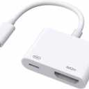 [Apple MFi Certified] Apple Lightning to HDMI Adapter for iPhone to TV, 1080P Digital AV Adapter Sync Screen Connector Cable Compatible for iPhone 14 13 12 11 XS XR X 8 iPad to HDTV Projector Monitor