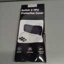 HEYSTOP Switch 2 Case Compatible with Nintendo Switch 2 Case Cover, Switch 2 Protective TPU Cover with Screen Protector and 6 Thumb Grips,HD Tempered Glass,Shock-Absorbing&Scratch-Resistant